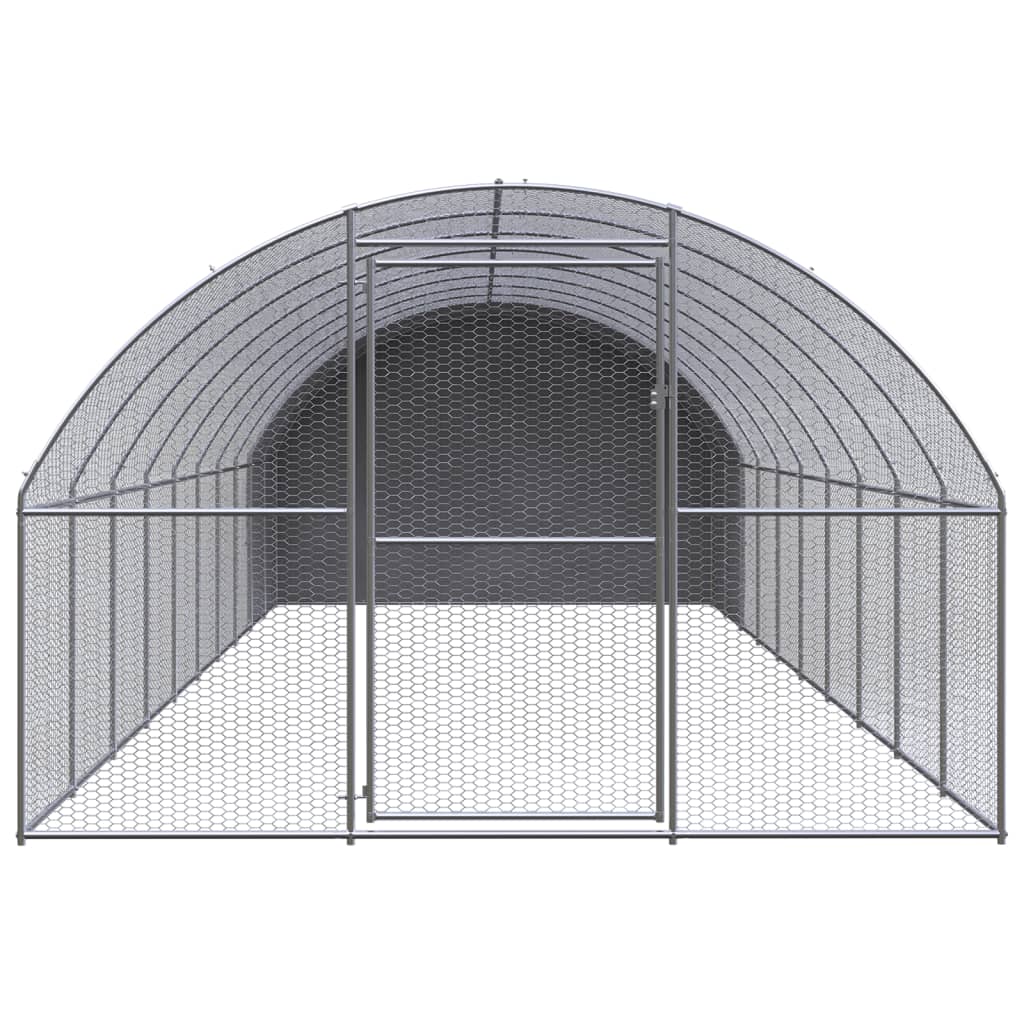 Vidaxl Chicken Run 3x10x2 M Galvanisé Steel