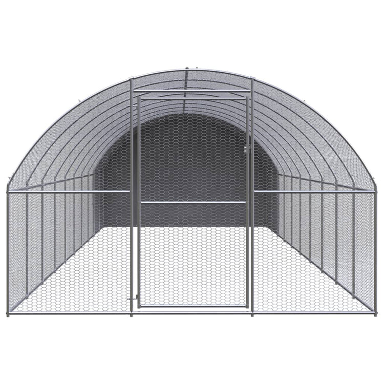 Vidaxl Chicken Run 3x10x2 M Galvanisé Steel