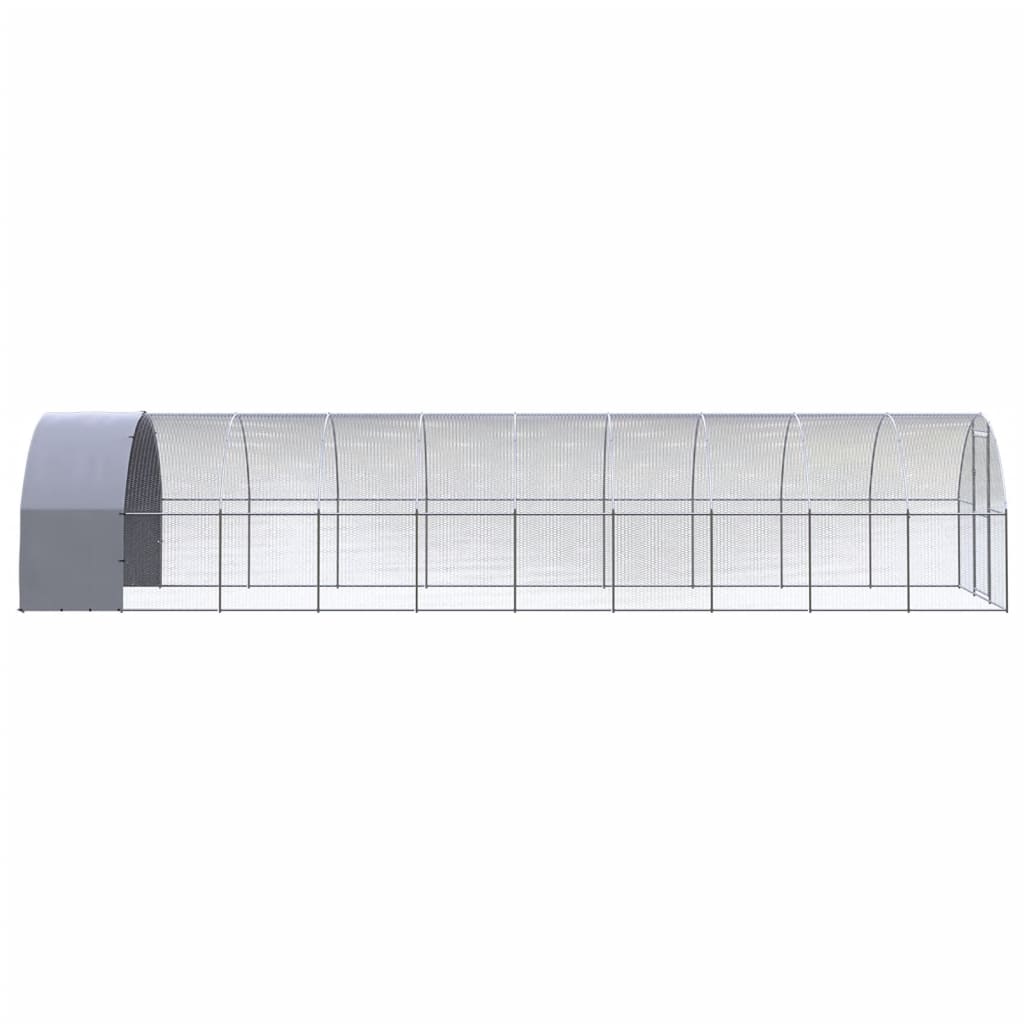 Vidaxl Chicken Run 3x10x2 M Galvanisé Steel