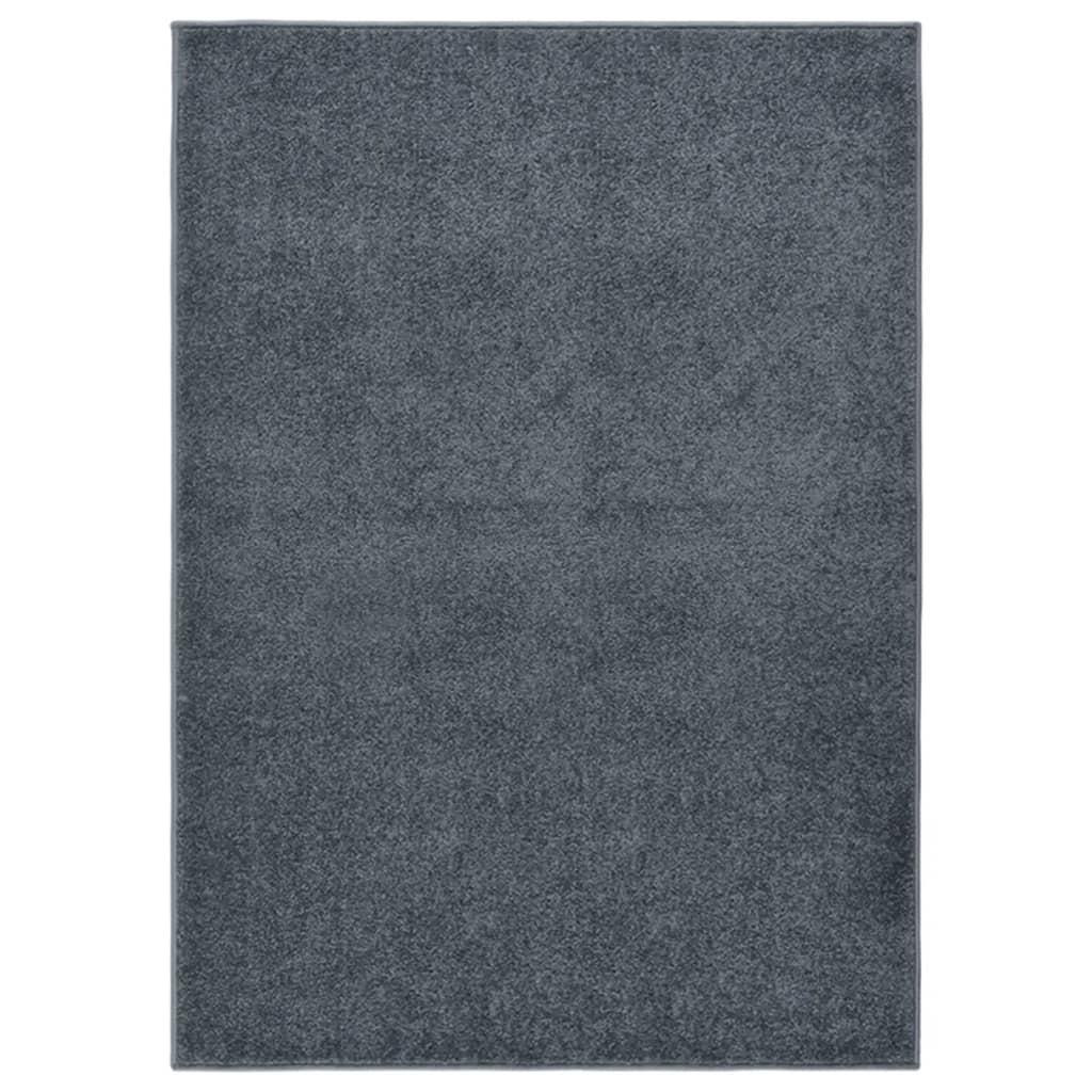Vidaxl tapis kortpolig 120x170 cm anthracite -colored