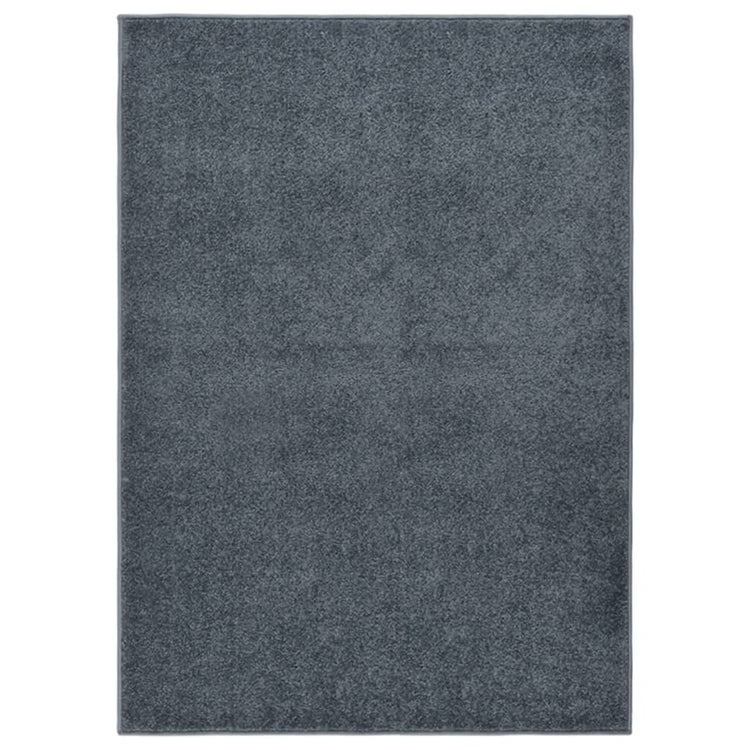 Vidaxl tapis kortpolig 140x200 cm anthracite -colored