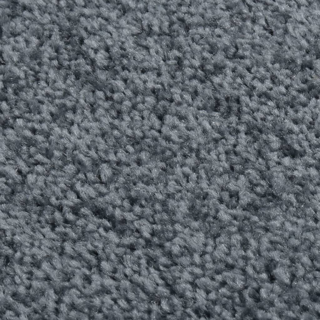 Vidaxl tapis kortpolig 140x200 cm anthracite -colored