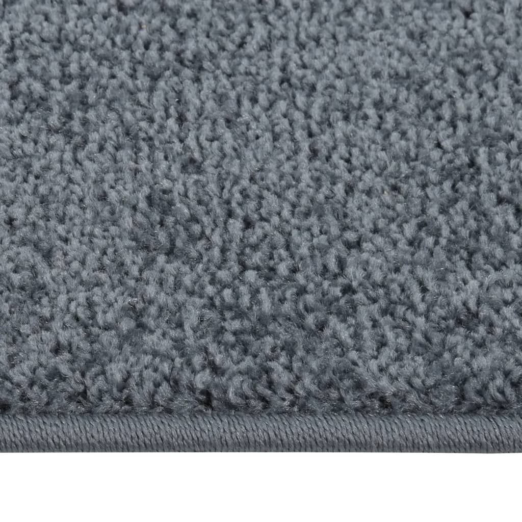 Vidaxl tapis kortpolig 140x200 cm anthracite -colored