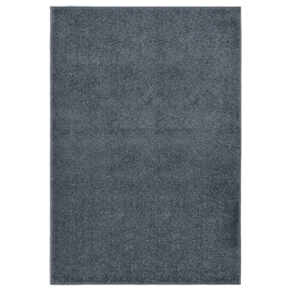 Vidaxl tapis kortpolig 160x230 cm anthracite -colored