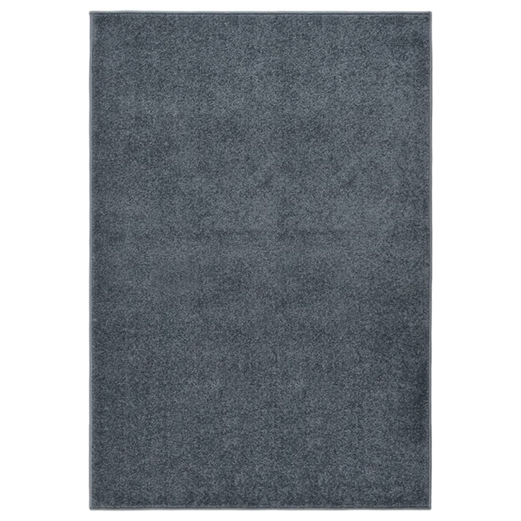 Vidaxl tapis kortpolig 160x230 cm anthracite -colored