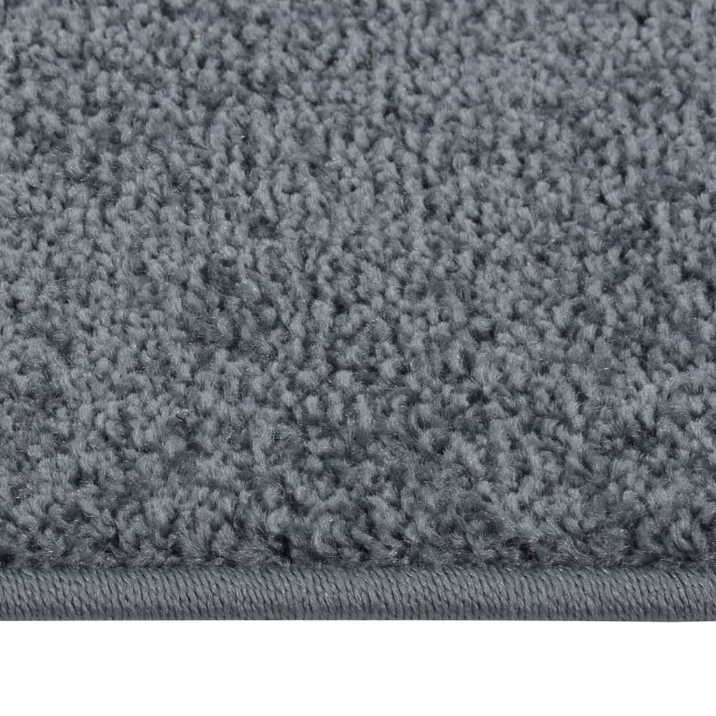Vidaxl tapis kortpolig 160x230 cm anthracite -colored