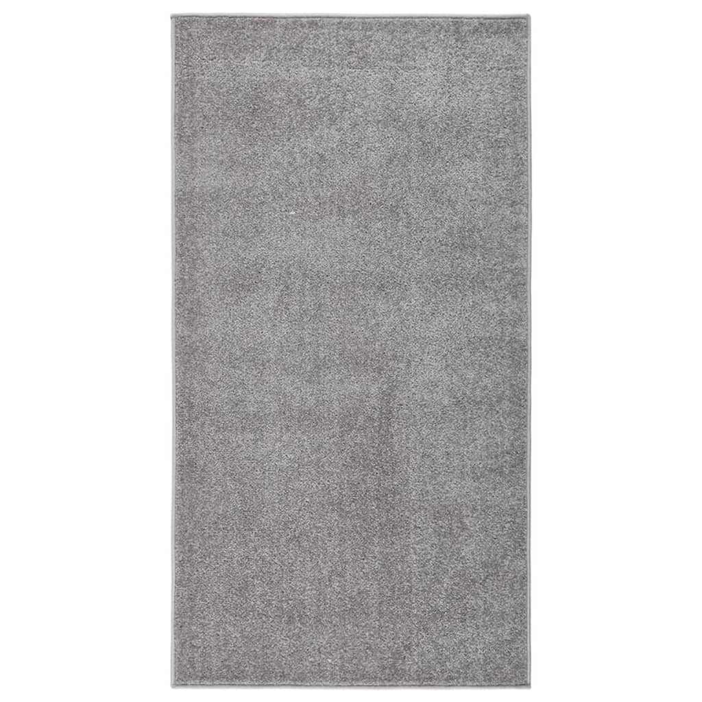 Viaxl tapis kortpolig 80x150 cm gris