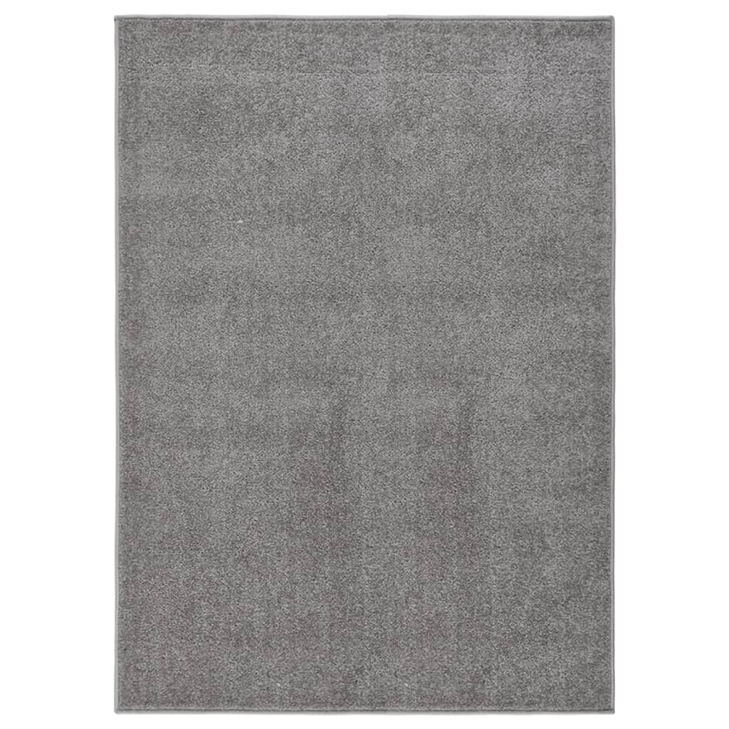 Viaxl tapis kortpolig 140x200 cm gris