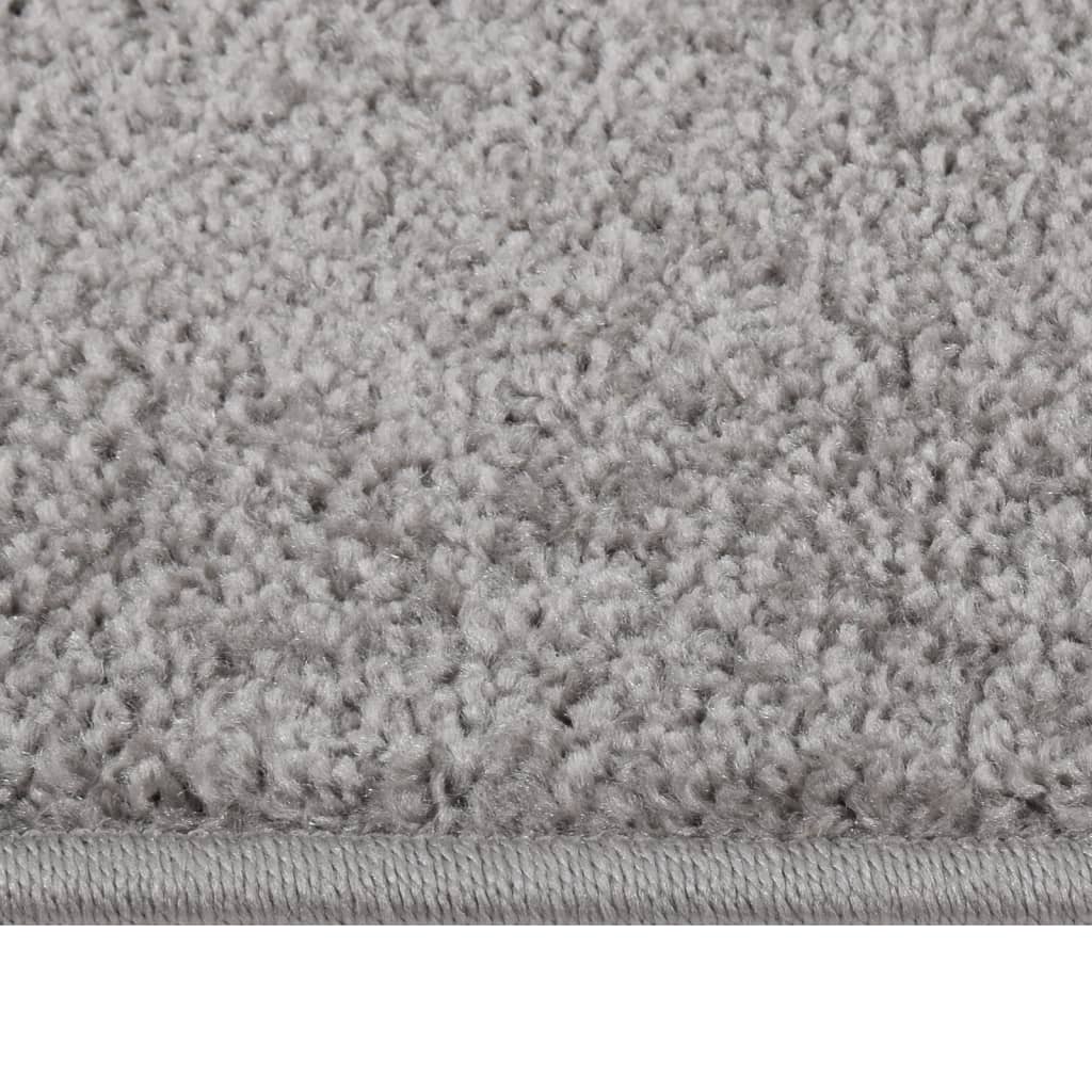 Vidaxl tapis kortpolig 200x290 cm gris
