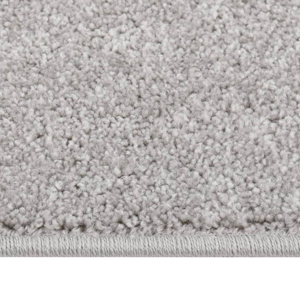 Tapis vidaxl kortpolig 80x150 cm gris clair