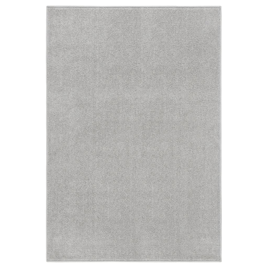 Viaxl tapis kortpolig 160x230 cm gris clair