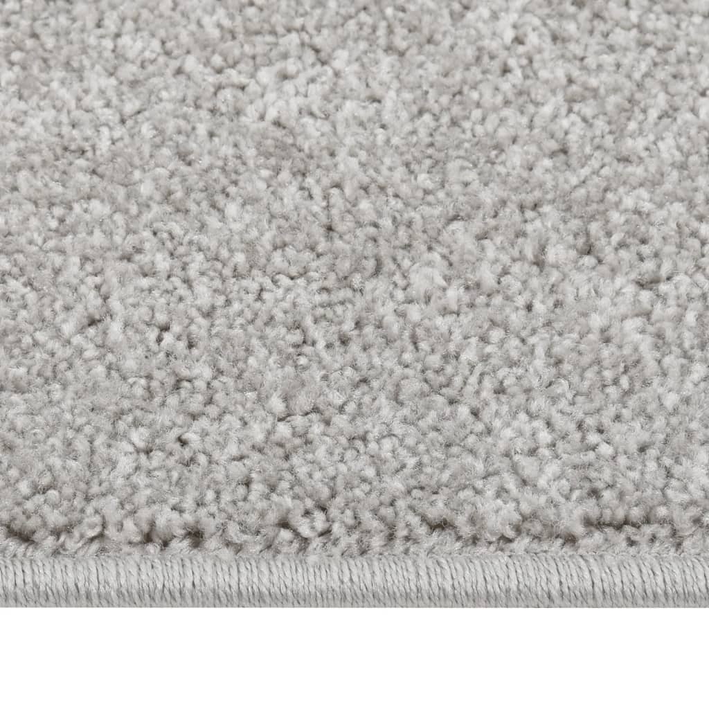 Tapis vidaxl kortpolig 240x340 cm gris clair