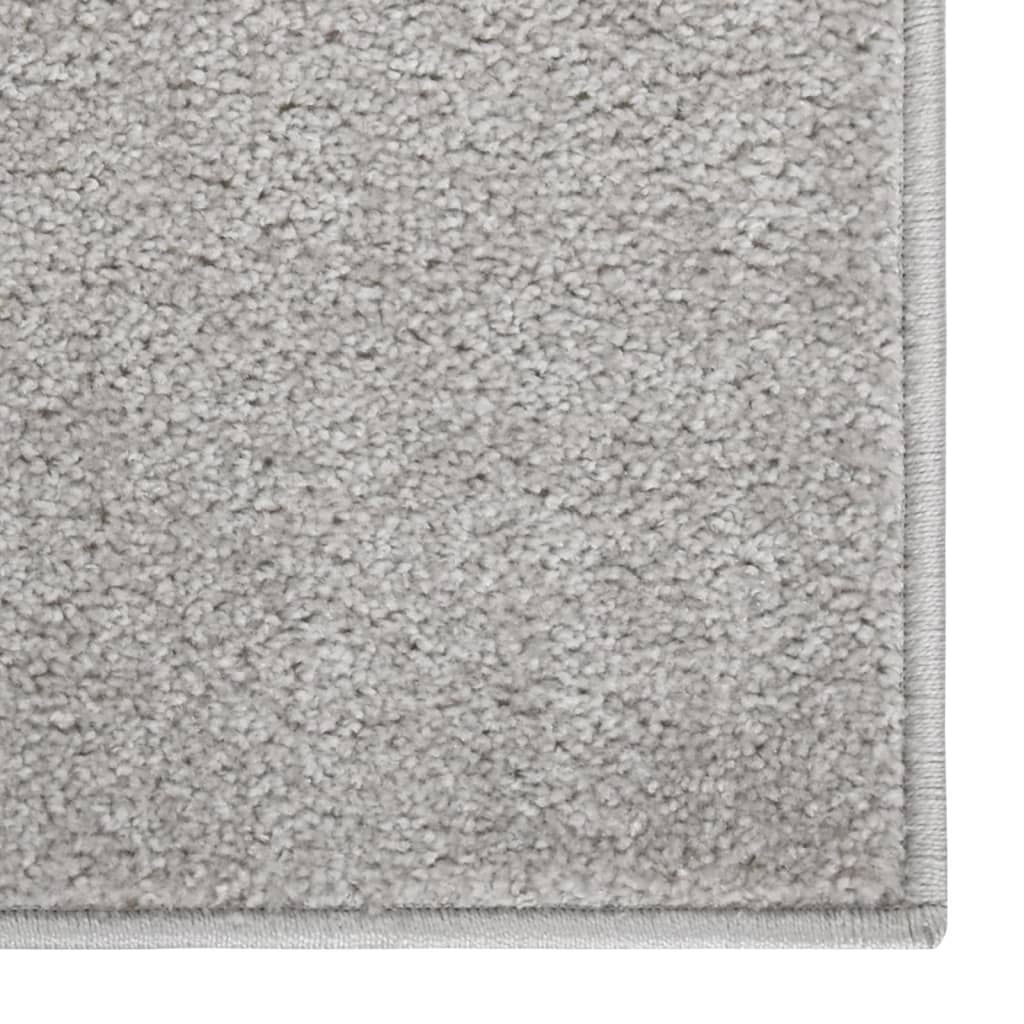 Tapis vidaxl kortpolig 240x340 cm gris clair