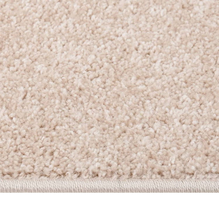 Vidaxl tapis kortpolig 160x230 cm beige sombre
