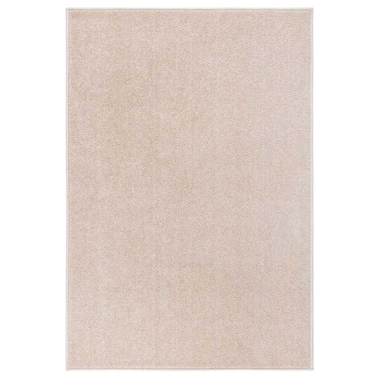 Vidaxl tapis kortpolig 200x290 cm beige sombre