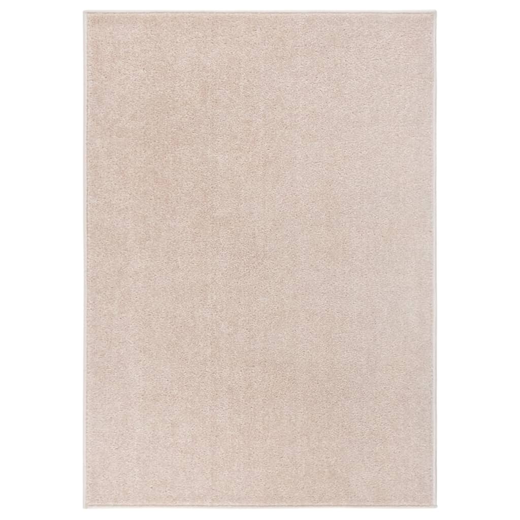 Viaxl tapis kortpolig 240x340 cm beige sombre