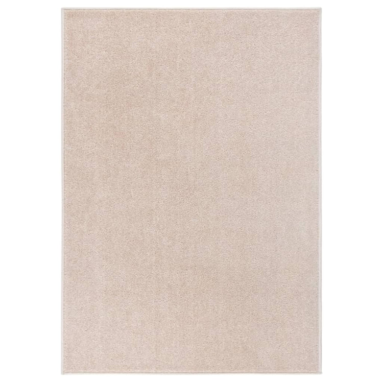 Viaxl tapis kortpolig 240x340 cm beige sombre