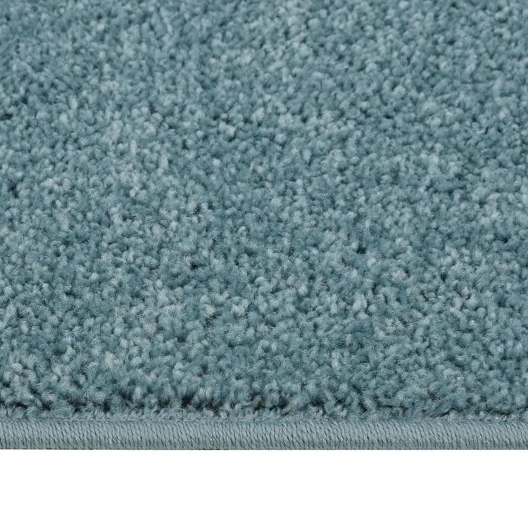 Vidaxl tapis kortpolig 80x150 cm bleu