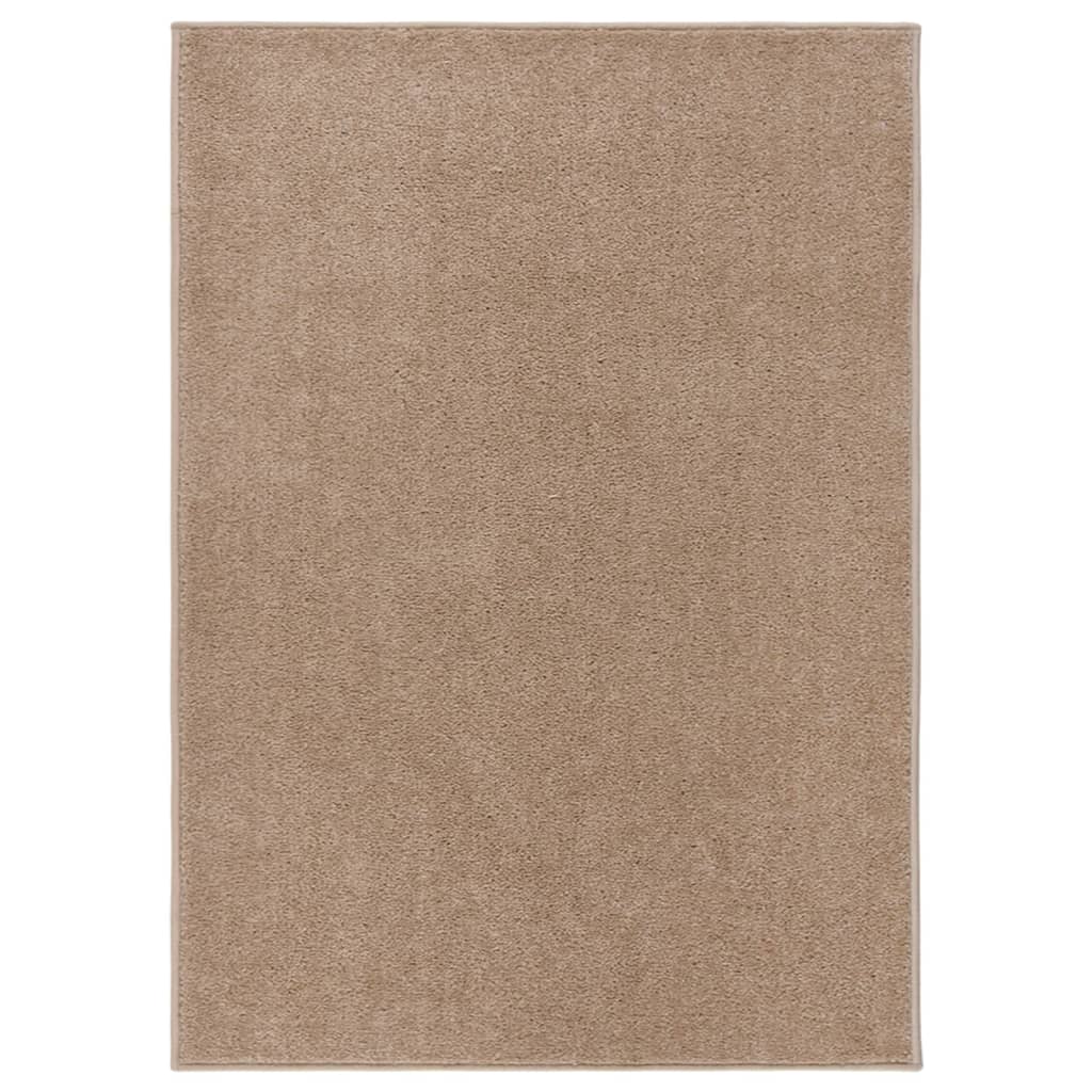 Viaxl tapis kortpolig 120x170 cm brun