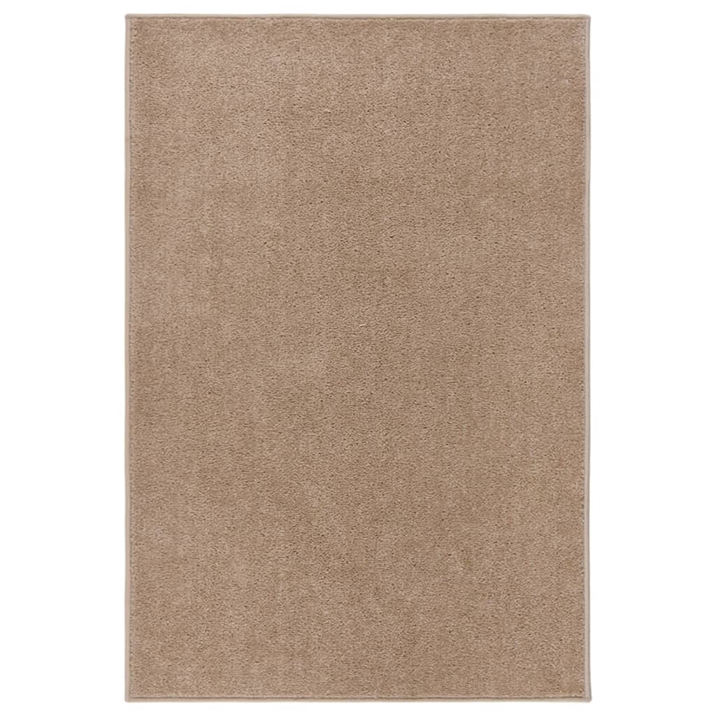 Vidaxl tapis kortpolig 200x290 cm brun
