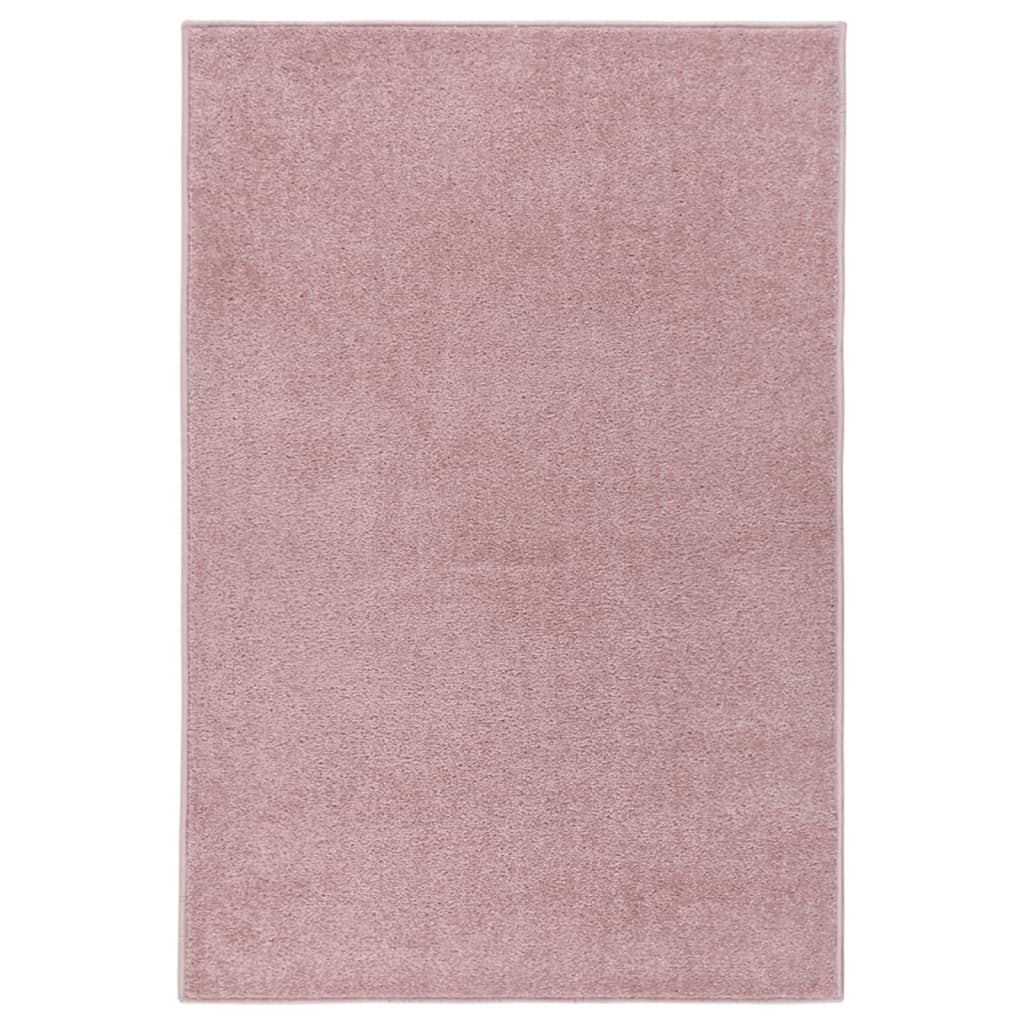 Vidaxl tapis kortpolig 200x290 cm rose