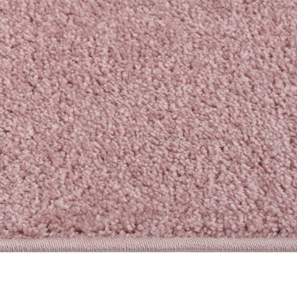 Vidaxl tapis kortpolig 200x290 cm rose