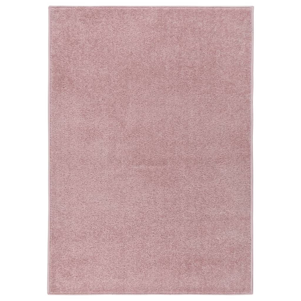Vidaxl tapis kortpolig 240x340 cm rose