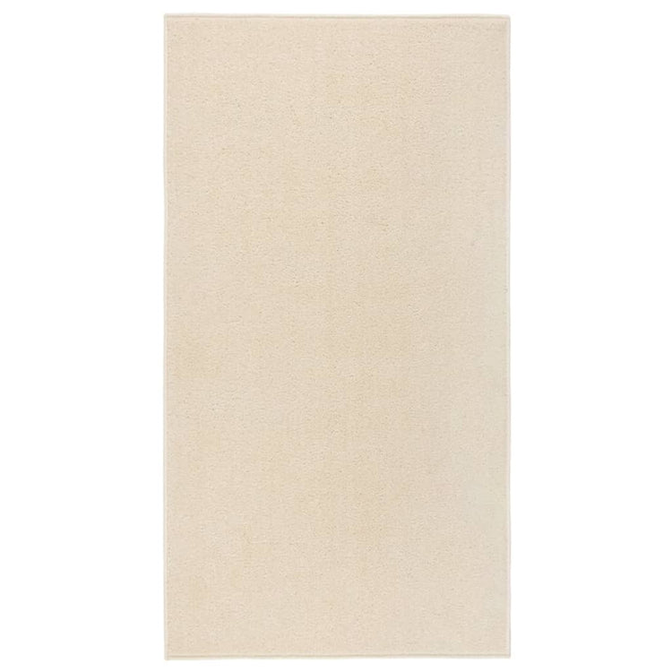 Vidaxl tapis kortpolig 80x150 cm crème -colored