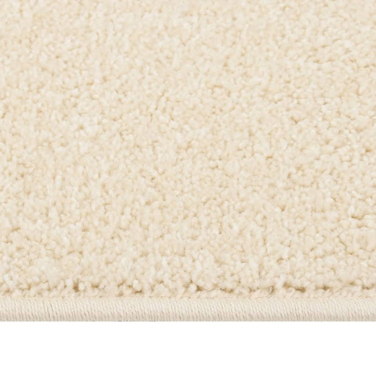 Vidaxl tapis kortpolig 140x200 cm crème -colored