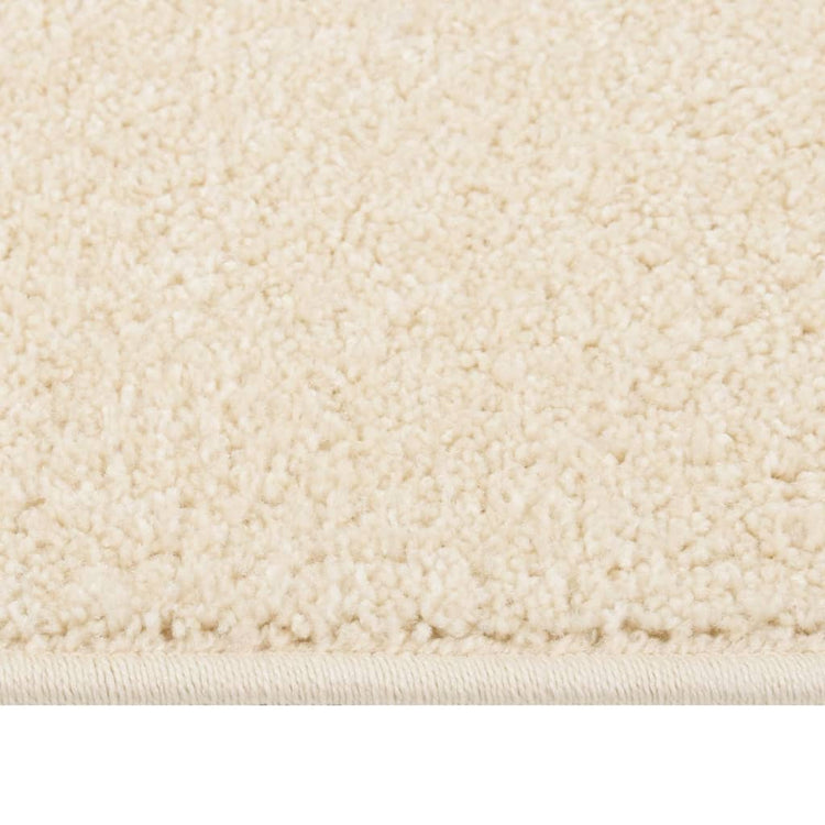 Vidaxl tapis kortpolig 240x340 cm crème -colored