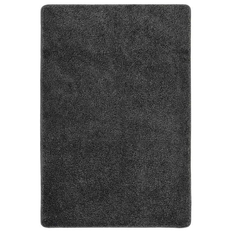 Tapis vidaxl Shaggy Anti-slip 140x200 cm gris foncé