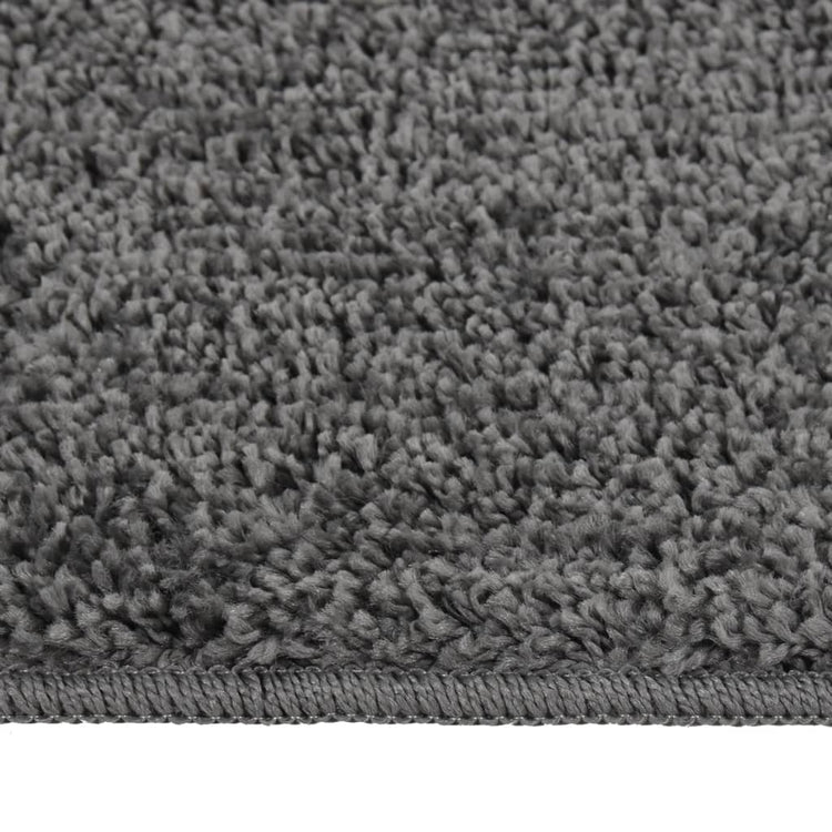 Tapis vidaxl Shaggy Anti-slip 140x200 cm gris foncé