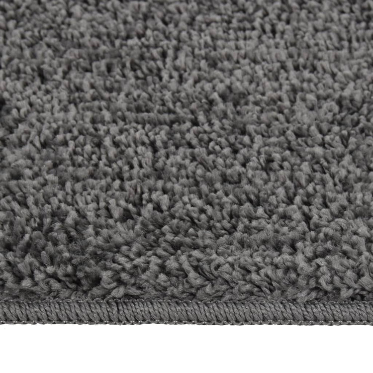Tapis vidaxl Shaggy Anti-slip 200x290 cm gris foncé