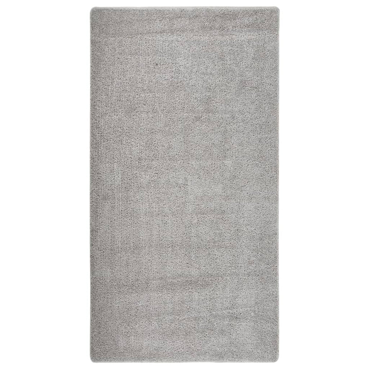 Tapis vidaxl shaggy anti-glip 80x150 cm gris clair