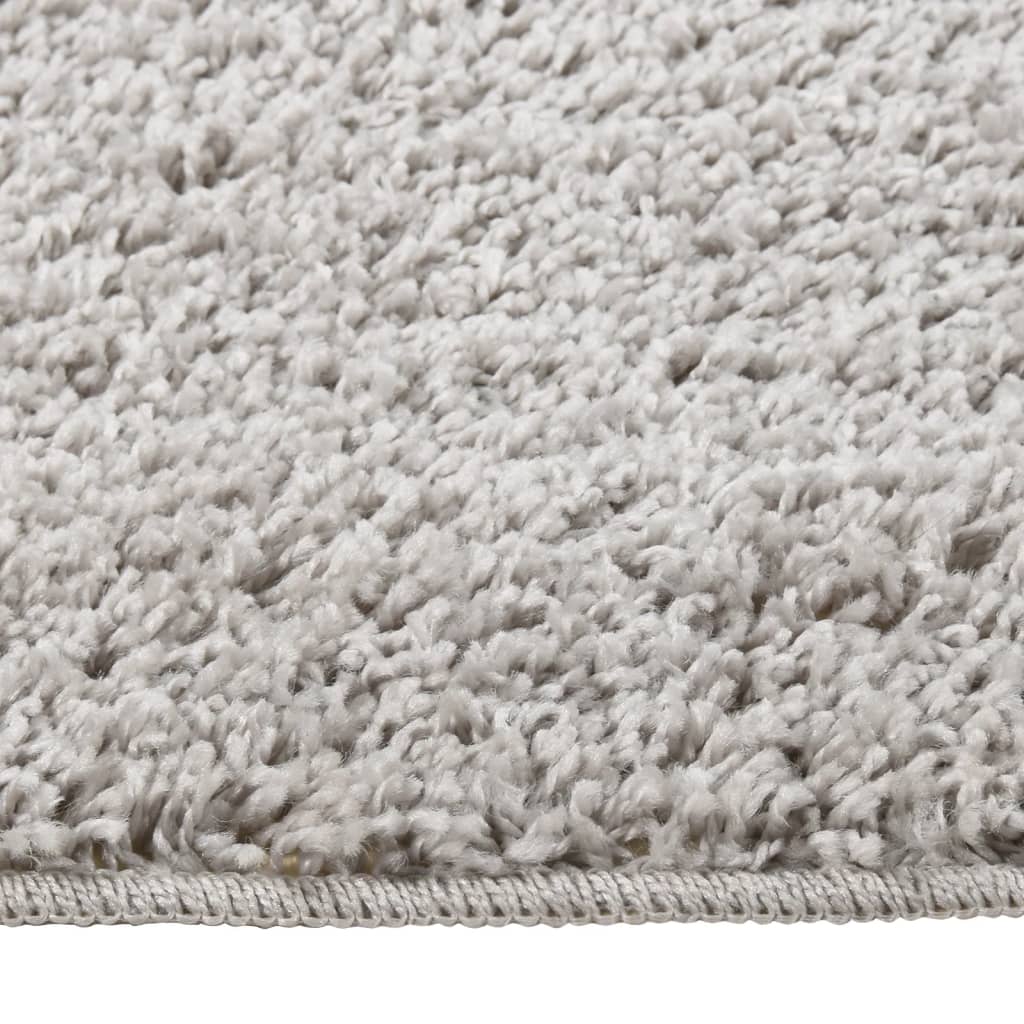 Tapis vidaxl shaggy anti-glip 80x150 cm gris clair