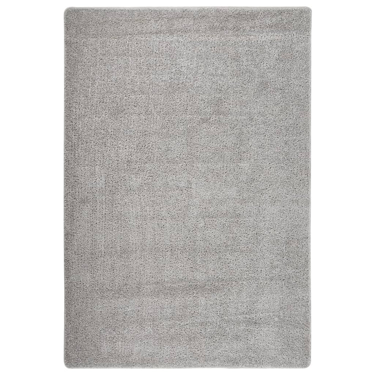 Tapis vidaxl Shaggy Anti-slip 120x170 cm gris clair