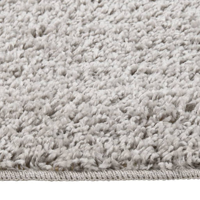Tapis vidaxl Shaggy Anti-slip 120x170 cm gris clair
