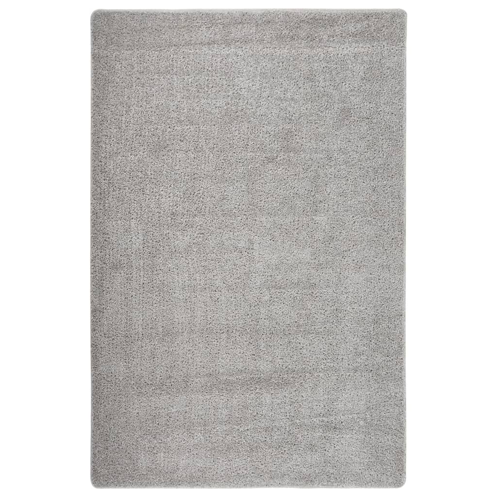 Tapis vidaxl Shaggy Anti-slip 200x290 cm gris clair