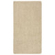 Tapis vidaxl Shaggy anti-glip 80x150cm de couleur crème
