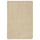 Tapis vidaxl Shaggy Anti-slip 140x200 cm de couleur crème