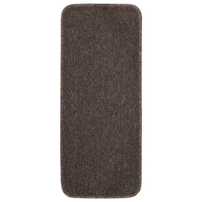 Vidaxl Mat à escalier 15 St anti-glip Rectangulaire 60x25 cm brun