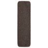 Vidaxl Mat à escaliers 15 ST Anti-slip Rectangulaire 75x20 cm brun