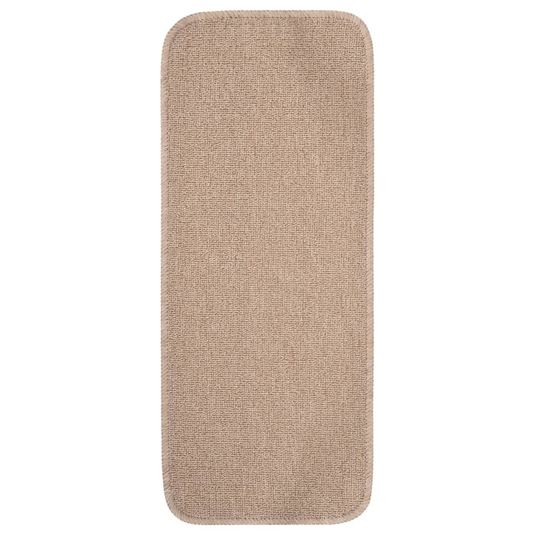 Vidaxl Escalier Mats 15 St Anti-Slip Rectangular 60x25 cm beige