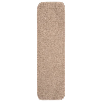 Mattes d'escalier Vidaxl 15 ST BEIGE RECTANGULAIRE ANTI-SLIP 75X20 CM