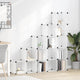 Vidaxl Storage Furniture avec 15 cours Transparent en polypropène