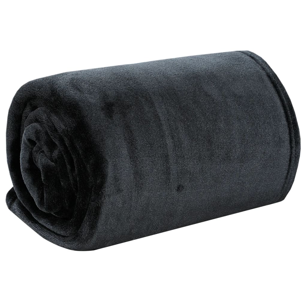 Couverture vidaxl 130x170 cm Black