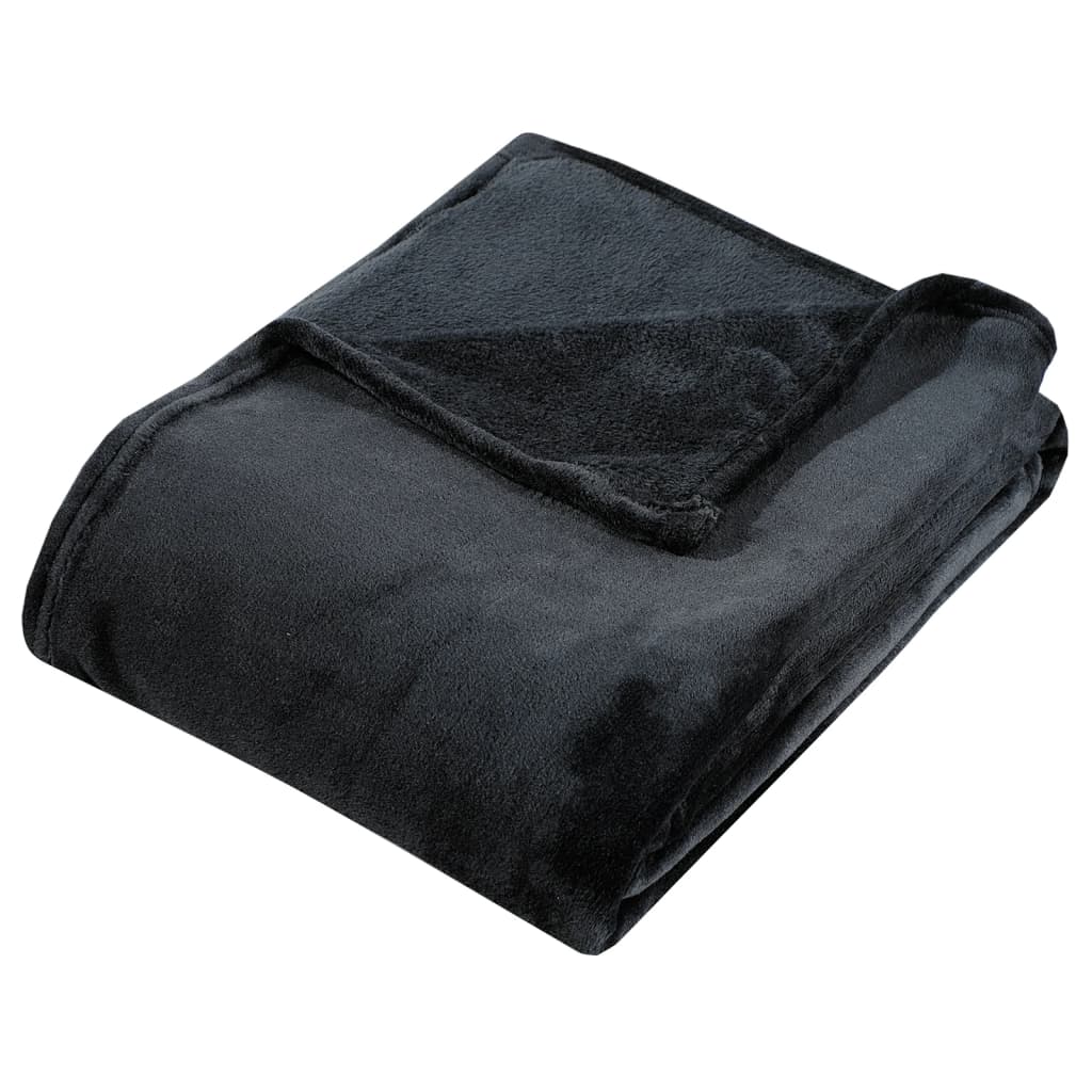 Couverture vidaxl 130x170 cm Black