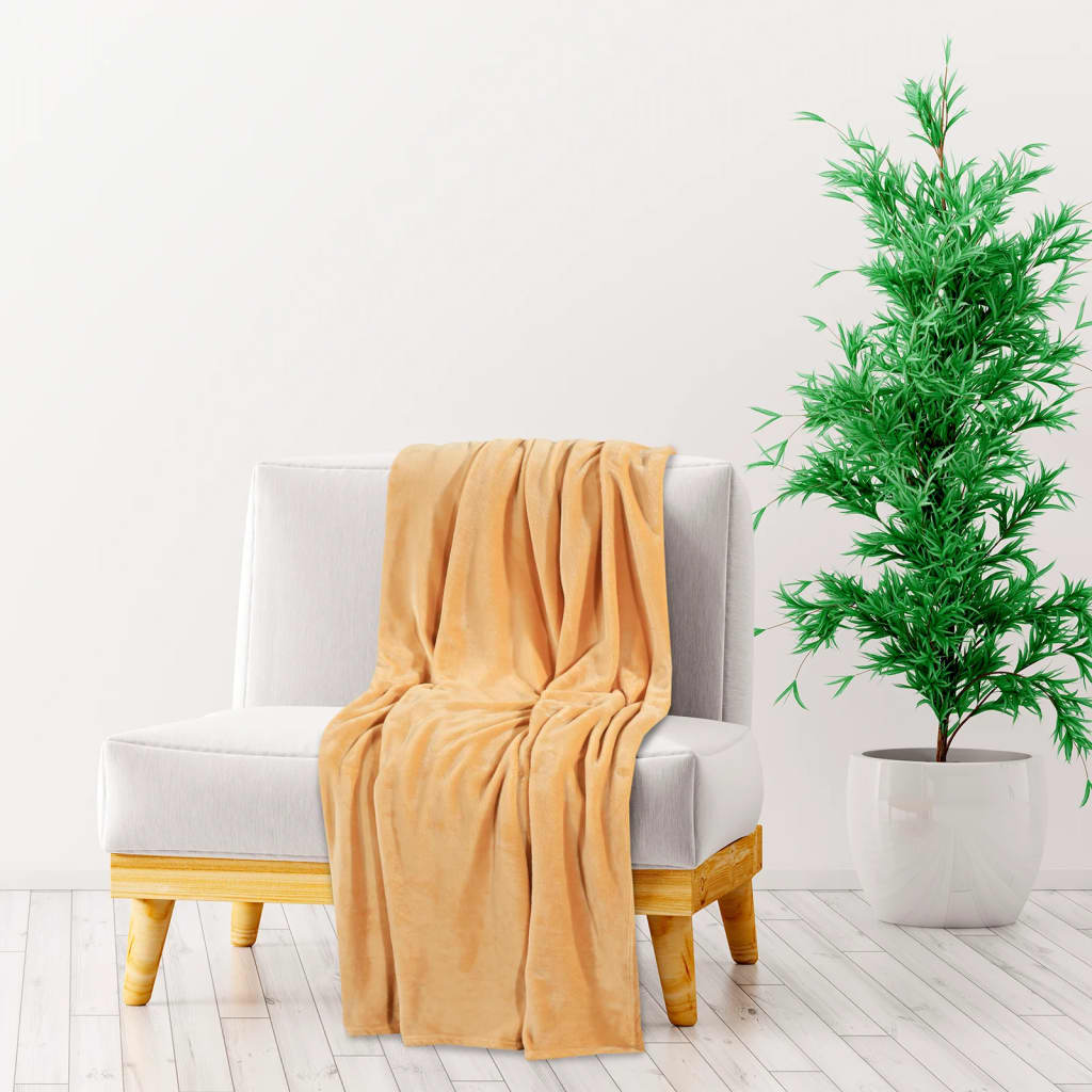 Vidaxl Deken 200x240 cm Fog du désert en polyester
