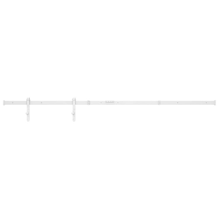 Suspension Vidaxl Ensemble pour une mini-porte-skiver 183 cm en acier en acier en carbone blanc
