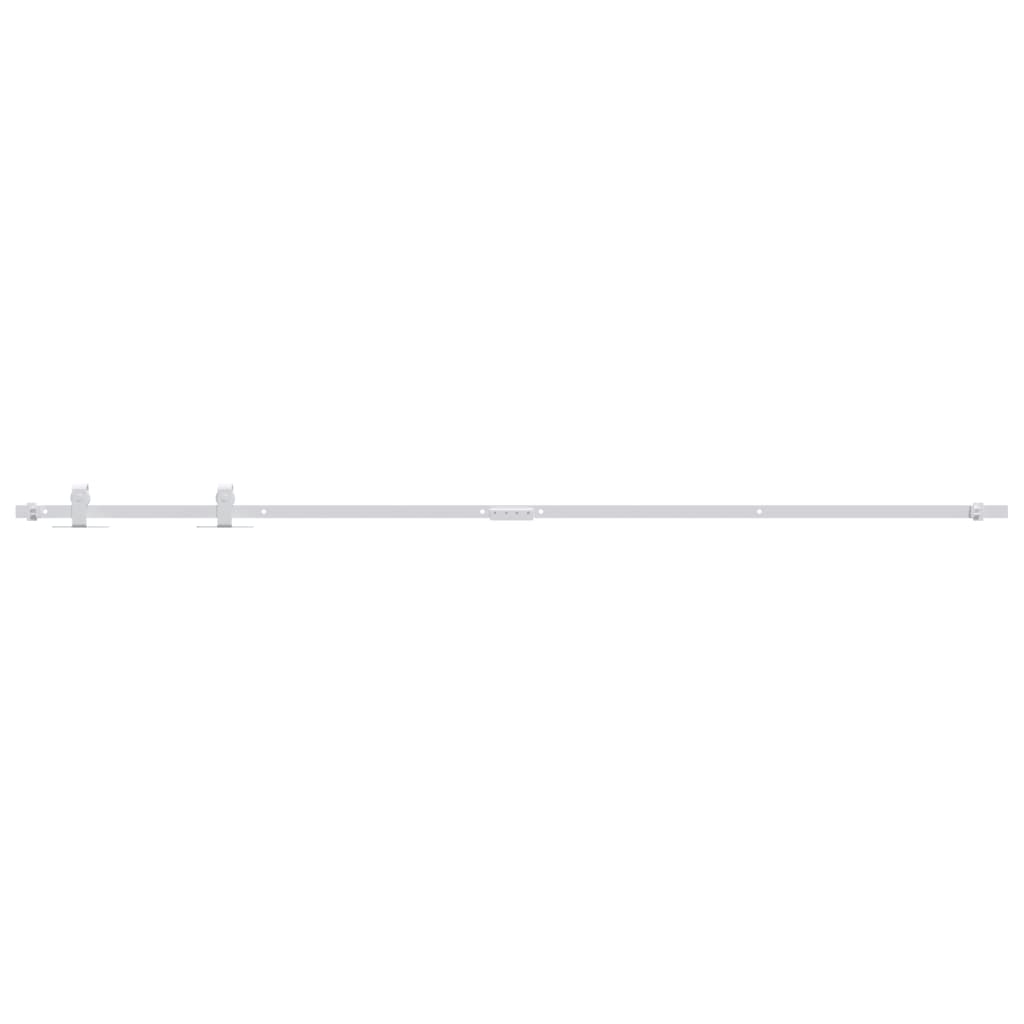 Suspension Vidaxl Ensemble pour une mini-porte-skiver 183 cm en acier en acier en carbone blanc